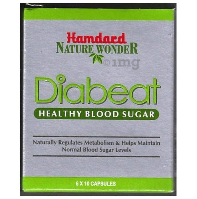 Hamdard Diabeat Capsule for Healthy Blood Sugar Levels & Metabolism Pack of 2