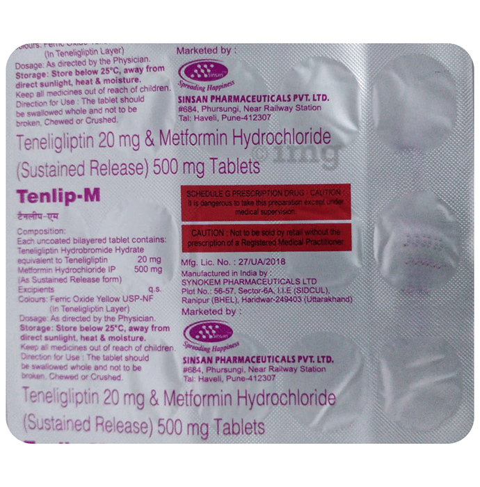 Tenlip-M Tablet SR