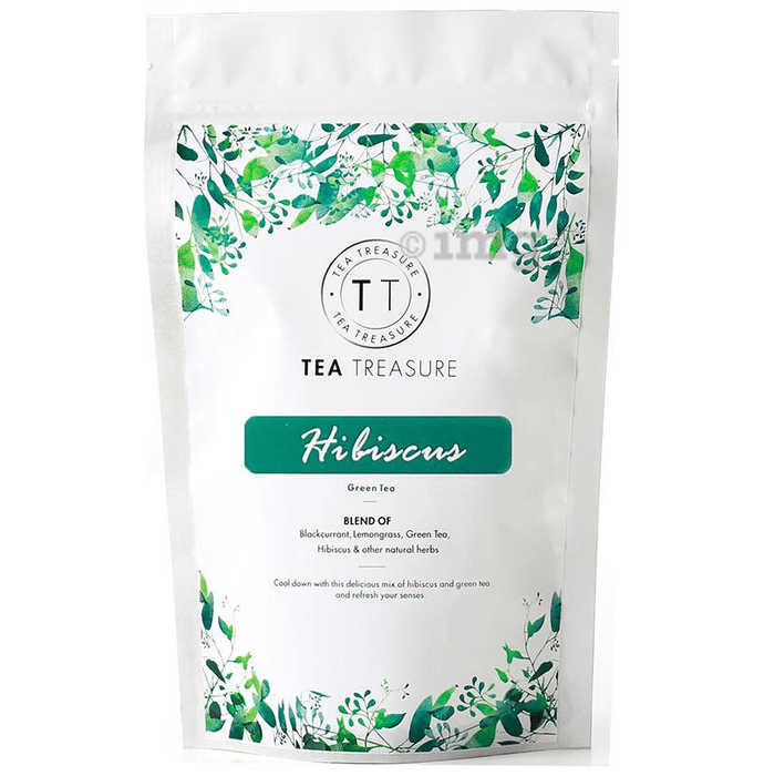 Tea Treasure Tropical Hibiscus USDA Organic Green Tea