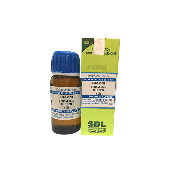 SBL Hydrastis Canadensis Dilution 6 CH