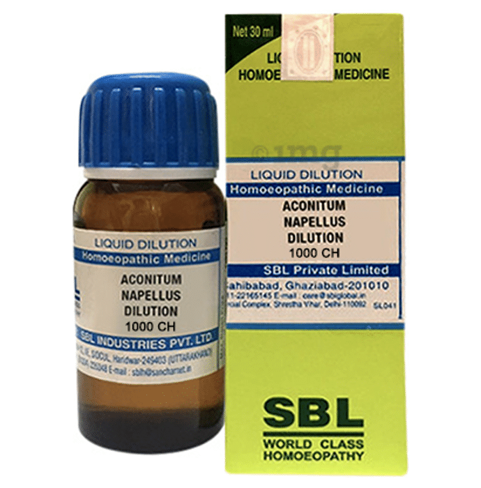 SBL Aconitum Napellus Dilution 1000 CH