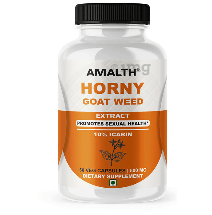 Amalth Horny Goat Weed Extract Veg Capsules
