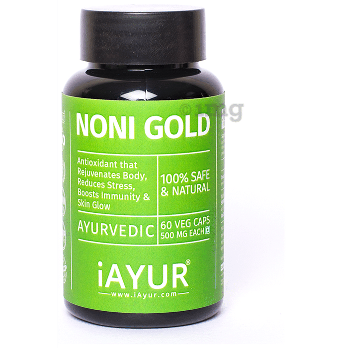 iAYUR Noni Gold Extract 500mg Veg Capsule