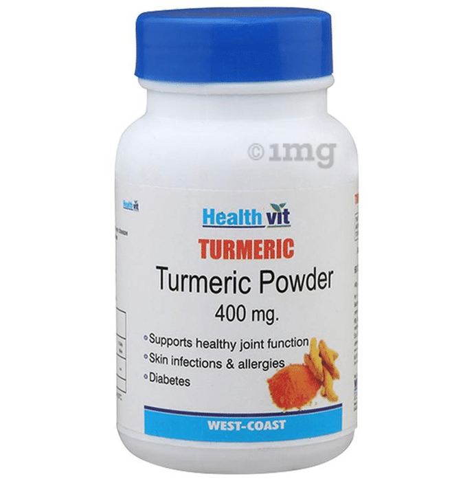 HealthVit Turmeric Formula (Healthy Inflammation Response) 400mg Capsule