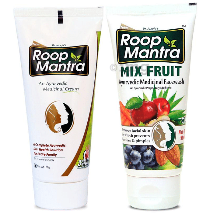 Roop Mantra  Combo Pack of Face Cream 60gm & Mix Fruit Face Wash 50ml