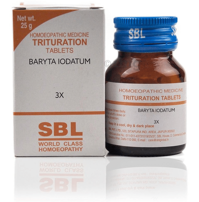 SBL Baryta Iodatum Trituration Tablet 3X