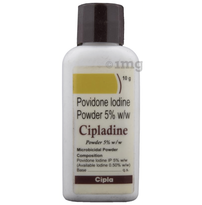 Cipladine 5% Powder 10gm for Skin Infections