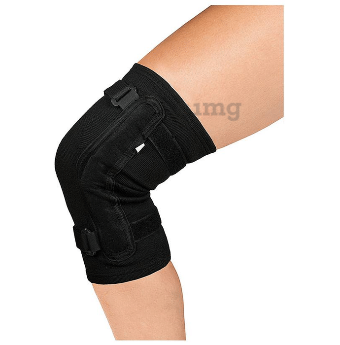 Wonder Care K106  Hinged Knee Cap Medium Black