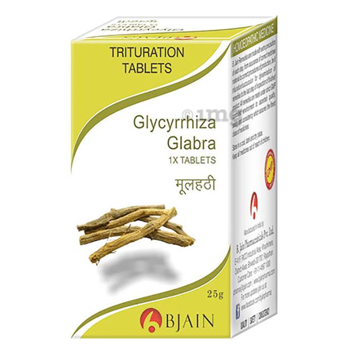 Bjain Glycyrrhiza Glabra Trituration Tablet 1X