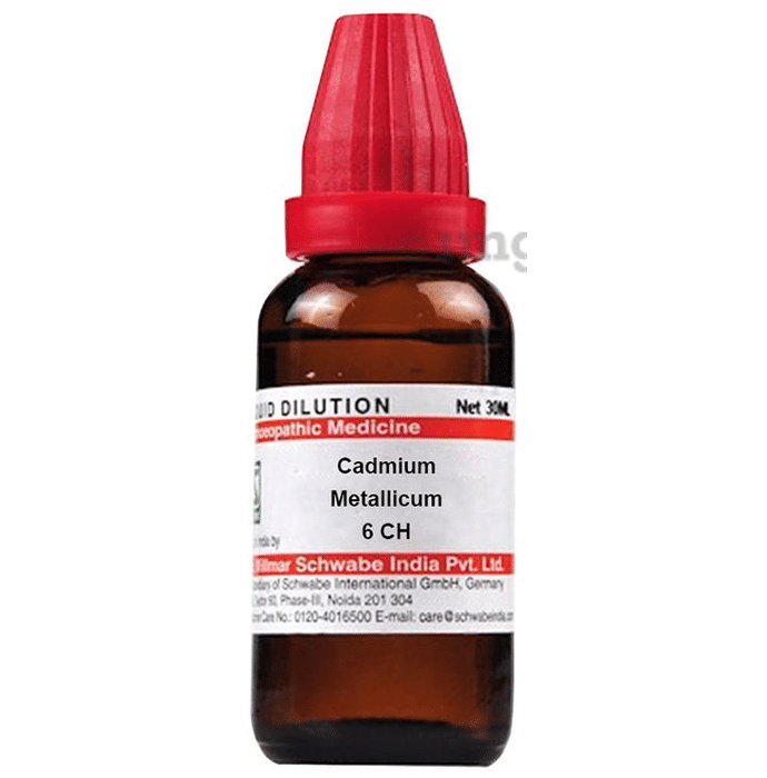Dr Willmar Schwabe India Cadmium Metallicum Dilution 6 CH