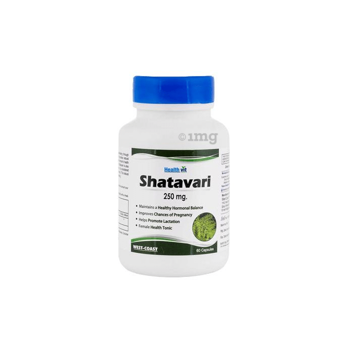 HealthVit Pure Herbs Shatavari 250mg Capsule