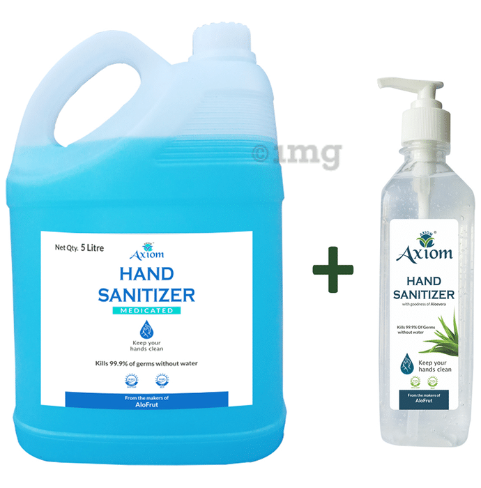 Axiom Medicated Hand Sanitizer with 500ml Free