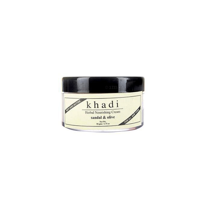 Khadi Herbal Sandal & Olive Nourishing Cream
