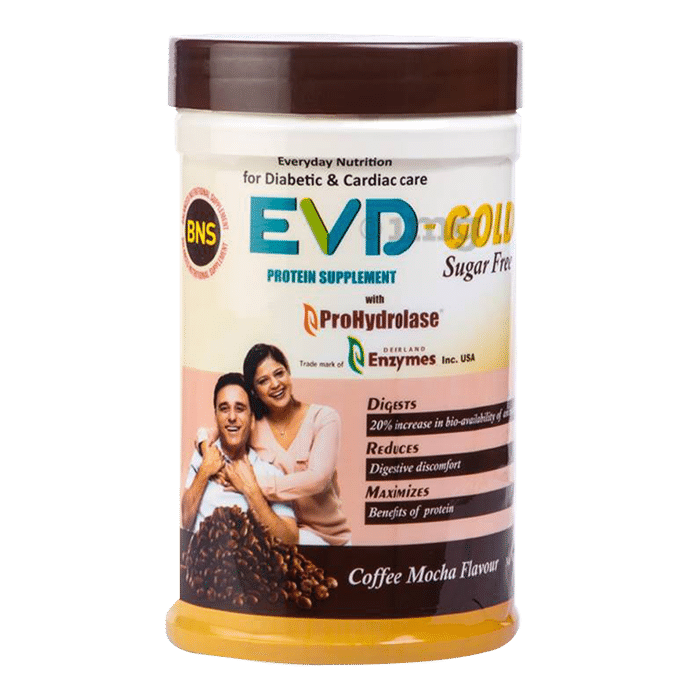 EVD Gold Protein Supplement with ProHydrolase Enzymes Coffee Mocha Sugar Free