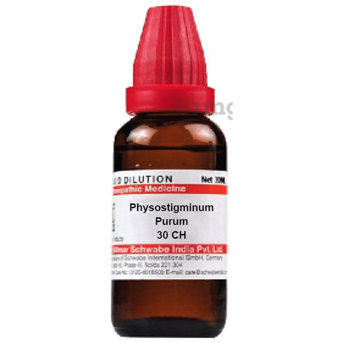 Dr Willmar Schwabe India Physostigminum Purum Dilution 30 CH