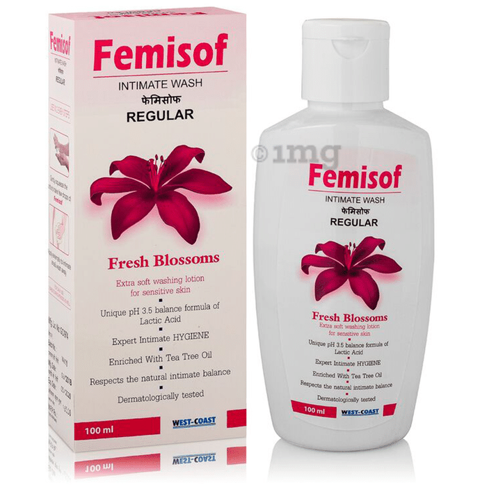 West-Coast Femisof Intimate Hygiene Wash with Sea Buckthorn, Tea Tree Oil & Aloevera