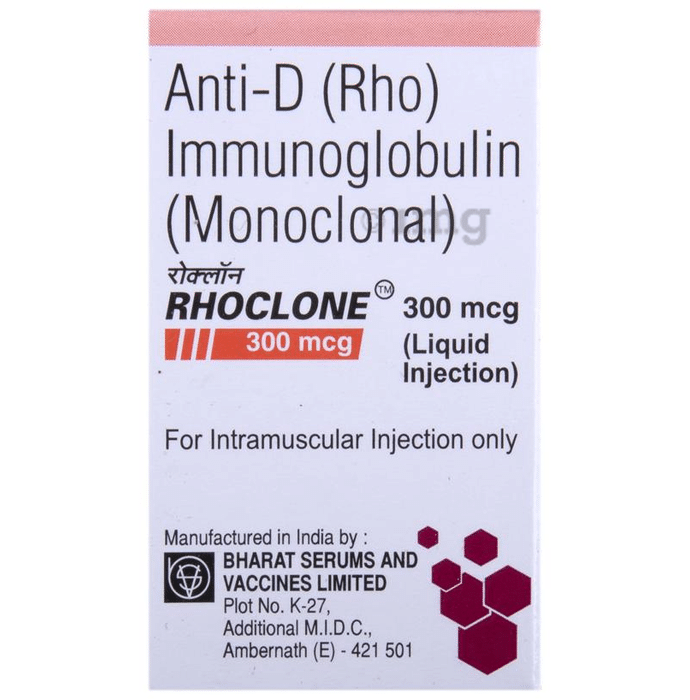 Rhoclone 300mcg Injection