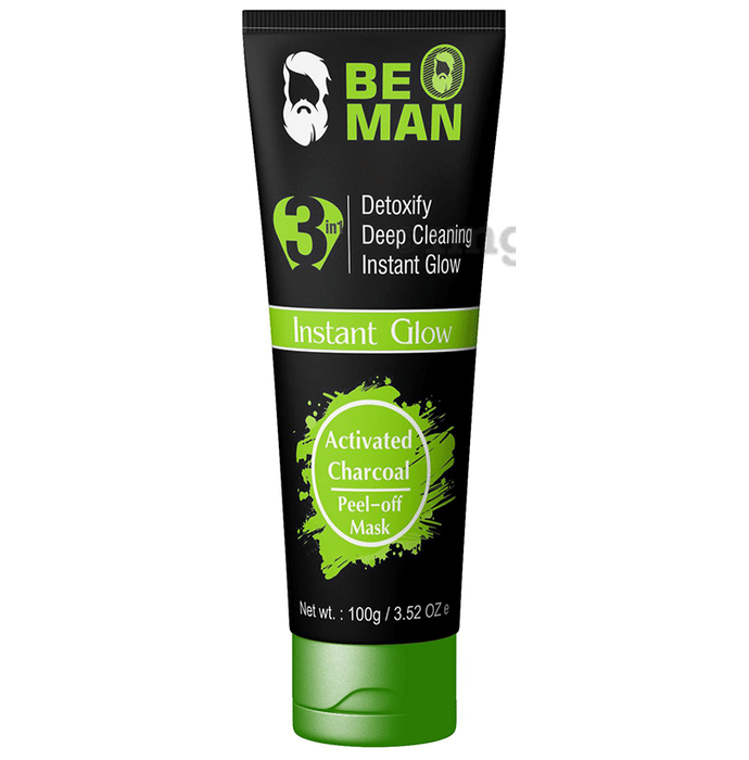 Be O Man Activated Charcoal Peel Off Mask