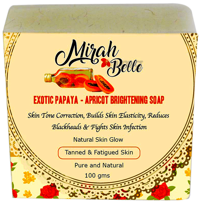Mirah Belle Exotic Papaya Apricot Brightening Soap