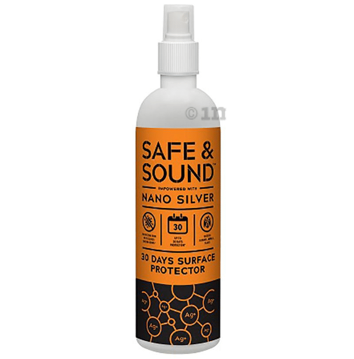 Safe & Sound Nano Silver 30 Days Surface Protector with Spray Bottle