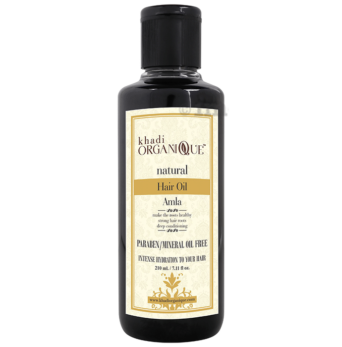 Khadi Organique Natural Hair Oil Paraben/Mineral Oil Free Amla