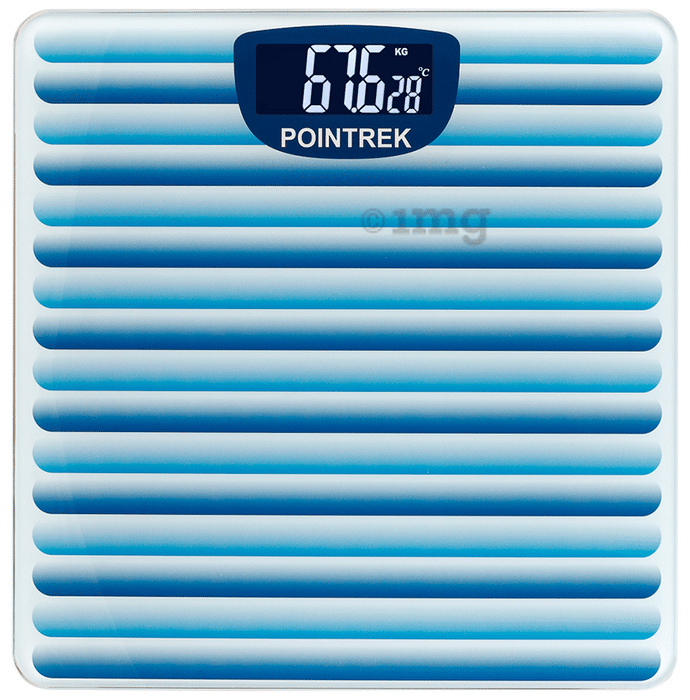 Pointrek Digital/LCD Weighing Scale Stripes Glass
