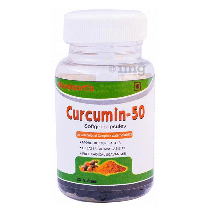 Novelsort's Curcumin 50 Softgel Capsules