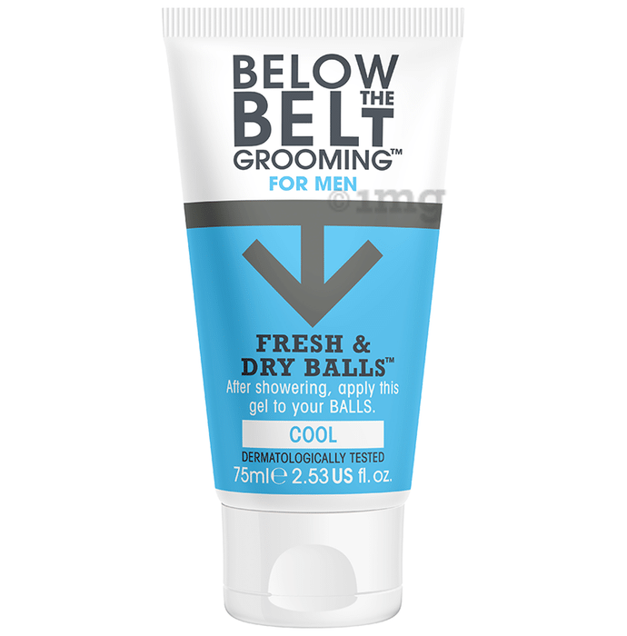 Below the Belt Grooming for Men Fresh and Dry Balls Gel Cool