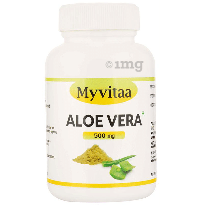 Myvitaa Aloe Vera 500mg Capsule