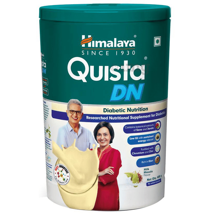 Himalaya Nutrition Quista DN | Nutritional Supplement for Diabetics | Flavour Powder Milk Masala