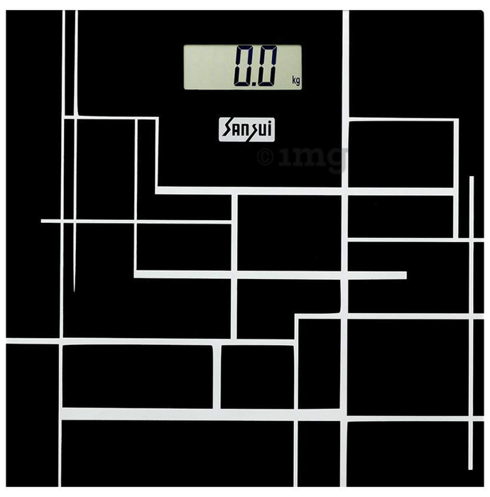 Sansui Electronics Personal Digital Weighing Scale (180 Kg) Black