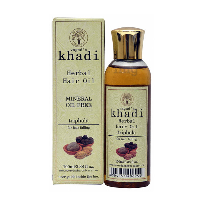 Vagad's Khadi Triphala Mineral Free Hair Oil