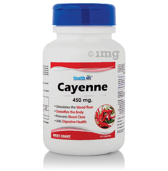HealthVit Healthvit Cayenne 450mg Capsule