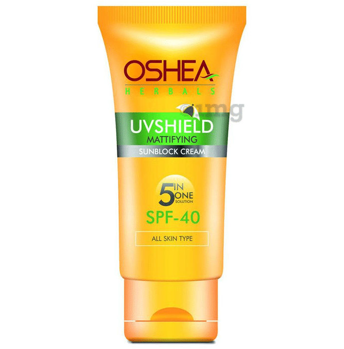 Oshea Herbals UVShield Sun Block Cream Mattifying SPF 40
