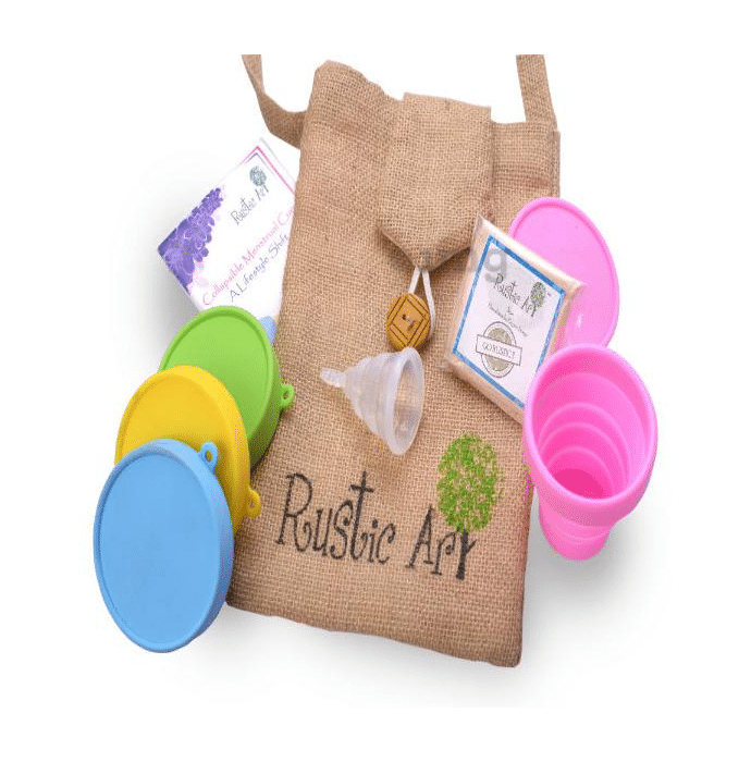 Rustic Art Collapsible Menstrual Cup