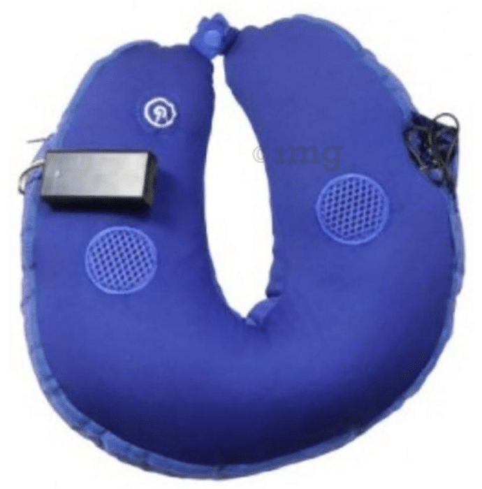 TCI Star Health Neck Pillow Vibration with MP3 Player Blue