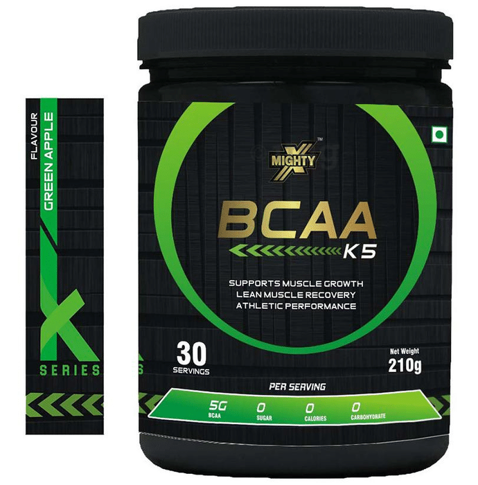 MightyX BCAA K5 Powder Green Apple