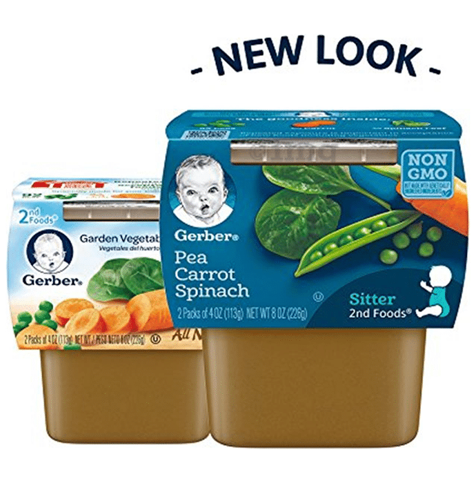 Gerber pea carrot spinach sales