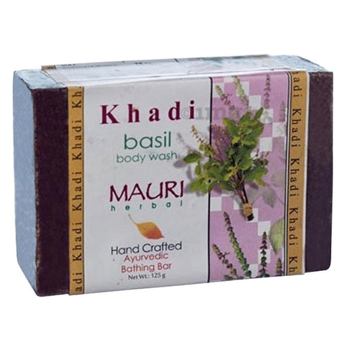 Khadi Mauri Herbal Basil Soap