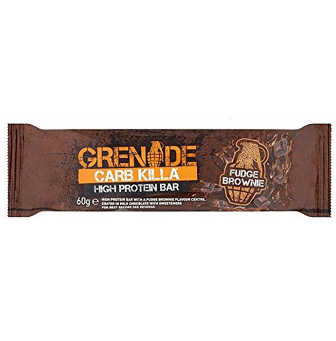 Grenade Carb Killa High Protein Bar (60gm Each) Fudge Brownie