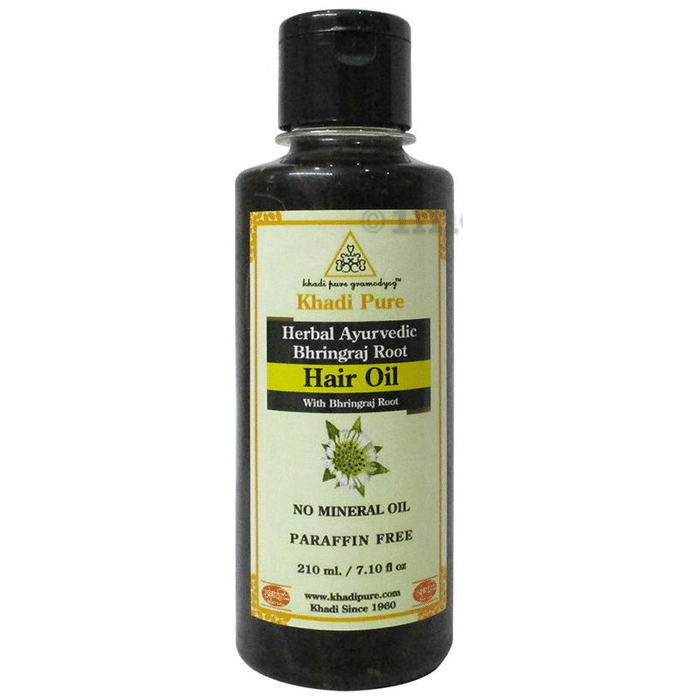 Khadi Pure Herbal Ayurvedic Bhringraj Root Hair Oil