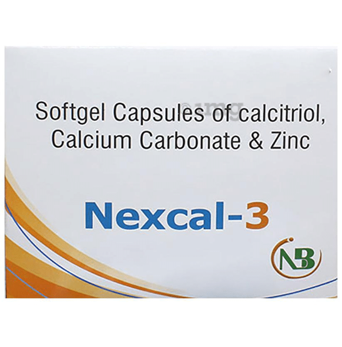 Nexcal 3 Soft Gelatin Capsule