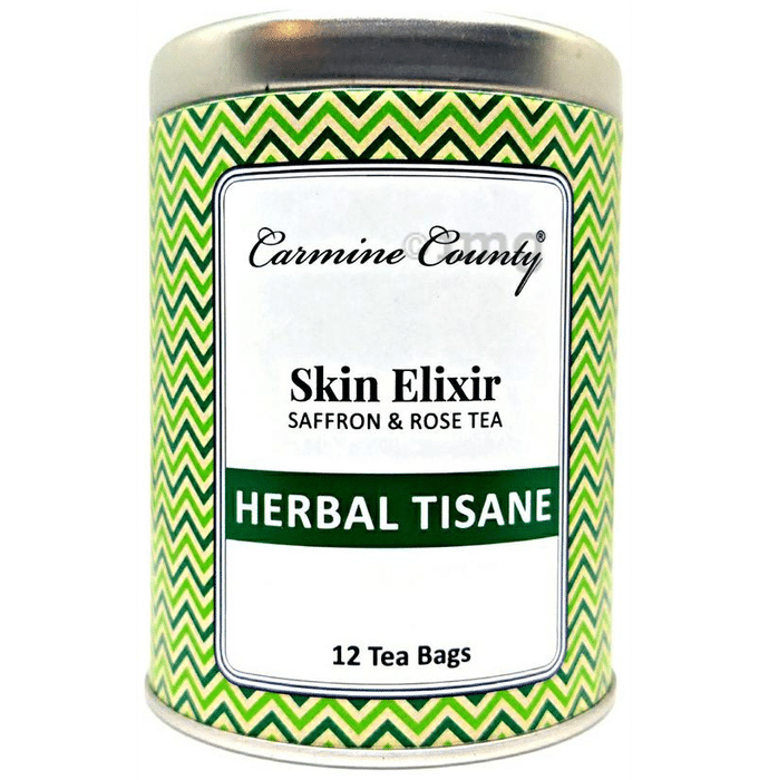 Carmine County Herbal Tisane Tea Bag Skin Elixir