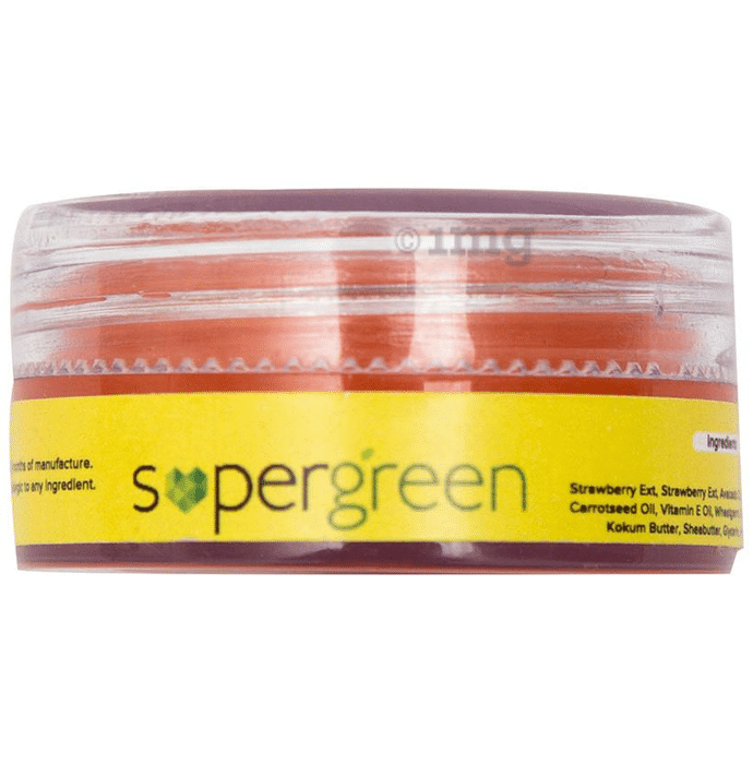 Supergreen Lip Balm Strawberry