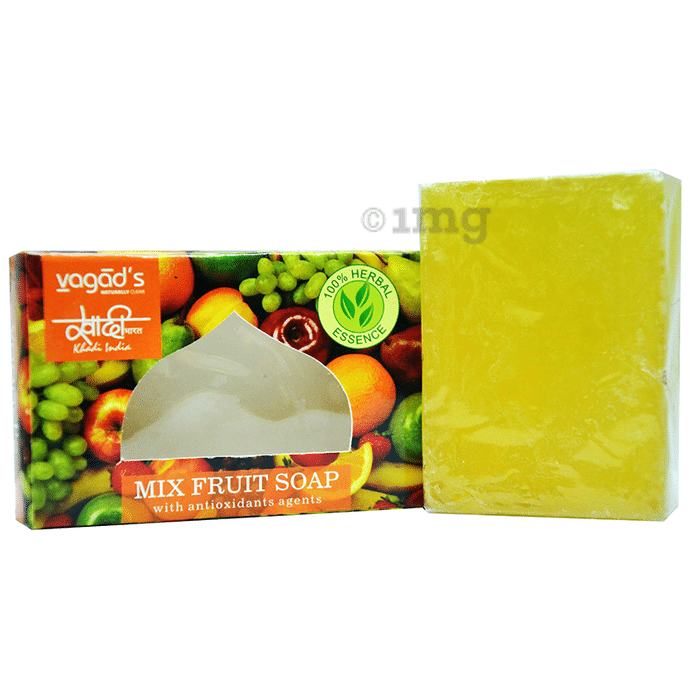 Vagad's Khadi Mix Fruit Soap with Antioxidant Agents