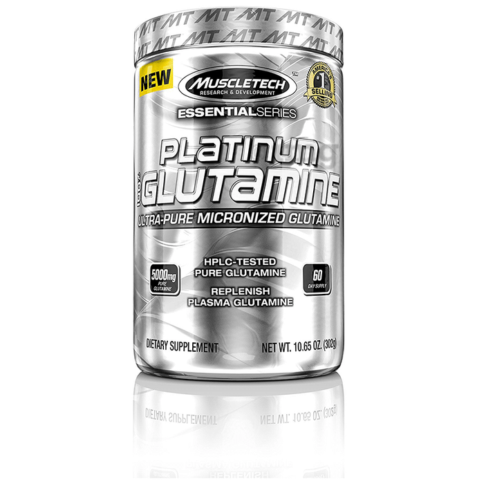 Muscletech Essential Series 100% Platinum Glutamine Powder