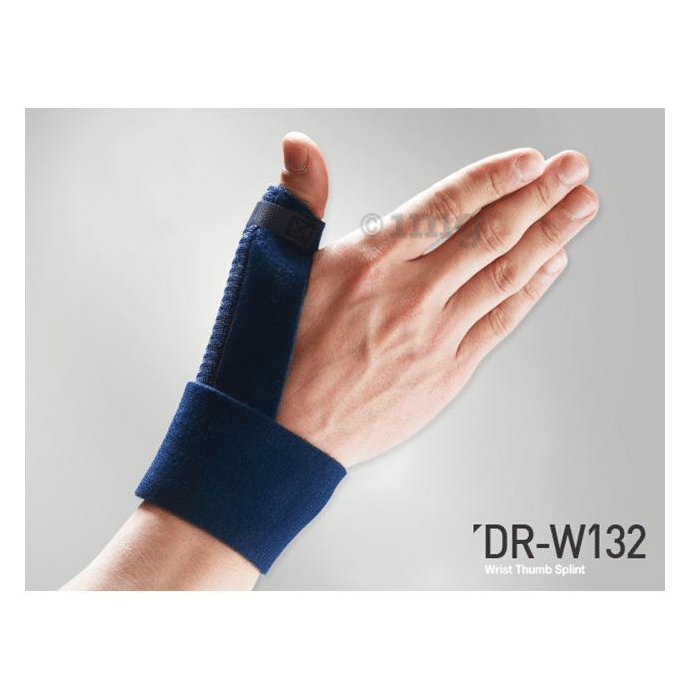 Dr MED Tennis / Wrist Thumb Splint DR-W132 Universal Blue Left
