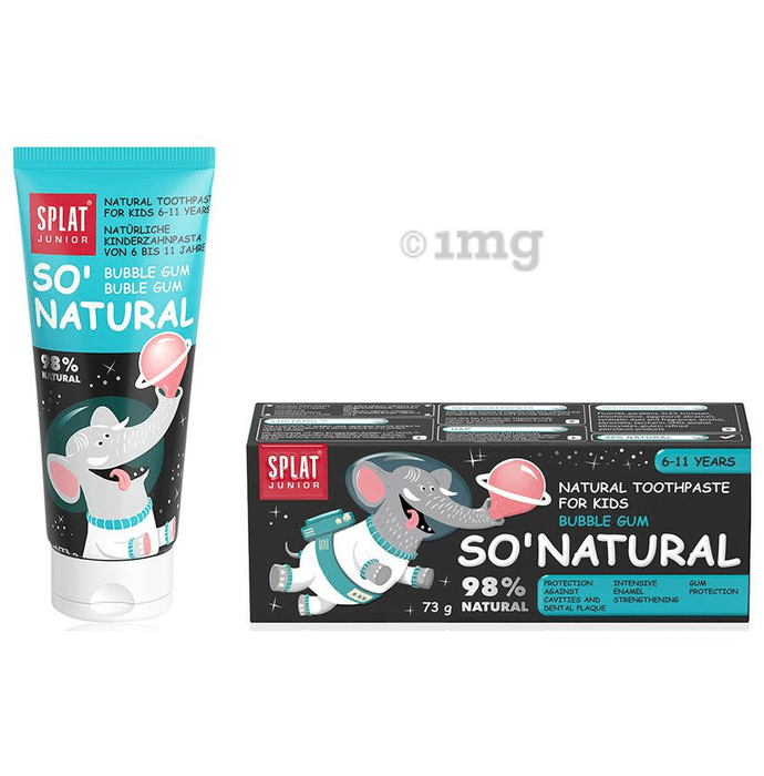 Splat Junior So'Natural Toothpaste (6-11Year) Bubblegum