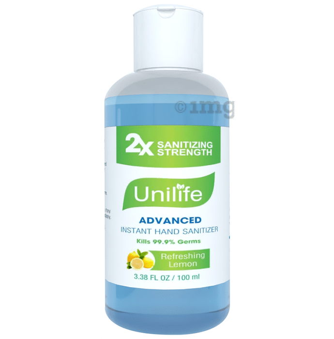 Unilife Advanced Instant Liquid Hand Sanitizer Refreshing Lemon