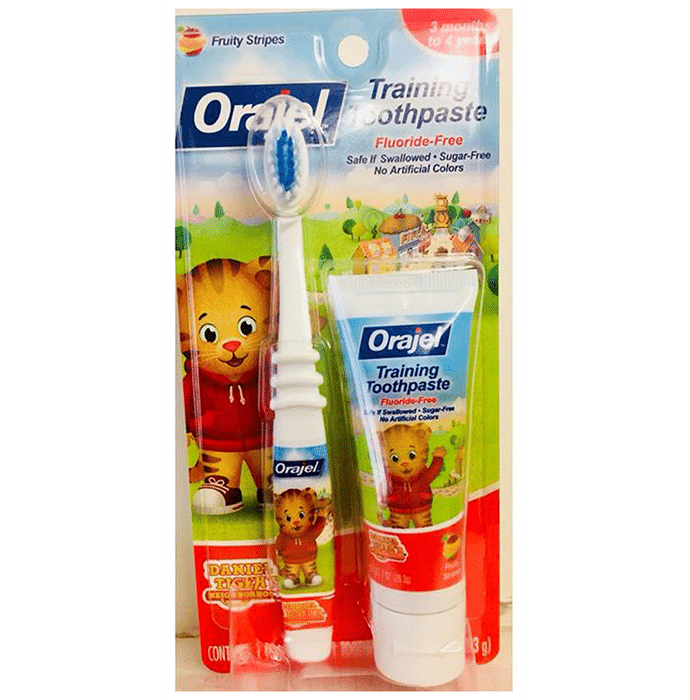 Orajel Daniel Tiger's Training Toothpaste 28.3gm with Toothbrush